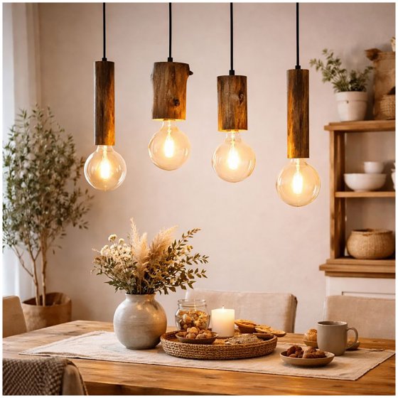 Deckenleuchte 4-flammig TRONCO 