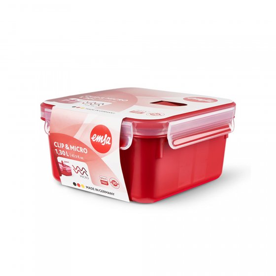 Mikrowellendose 1,3 Liter Clip   Micro 