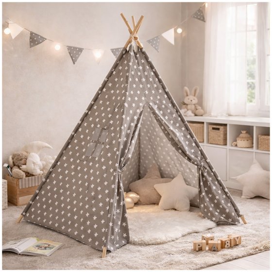 Kinderzimmerzelt Tipi Stars 