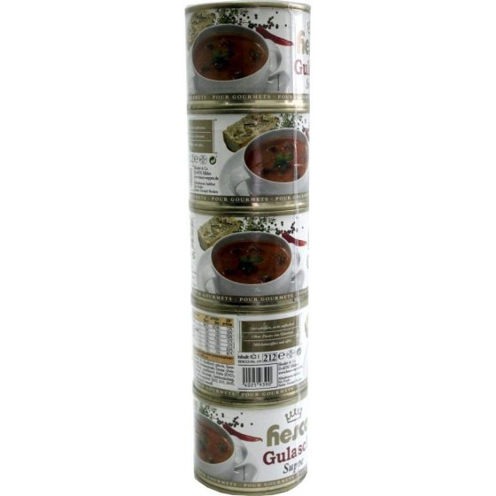 Hesco Gulaschsuppe mit doppelter Einlage konzentriert 5 Dosen 1060ml 