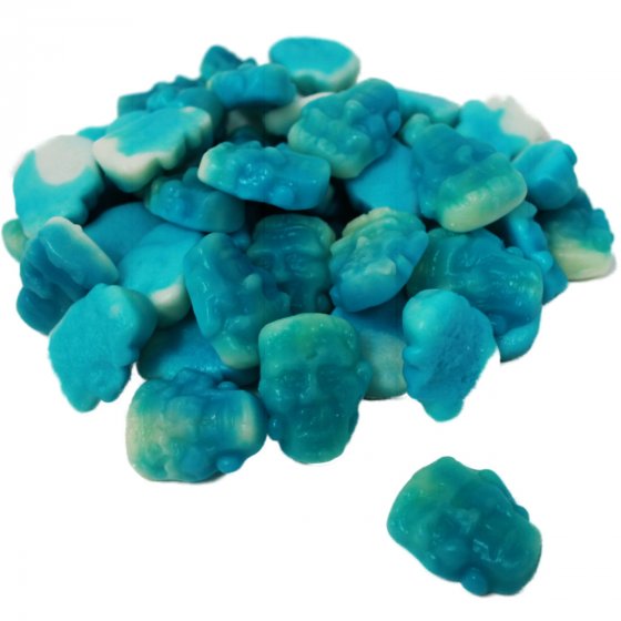 Fruchtgummi Frankenstein Grusel Kopf mit Erdbeere Geschmack 175g