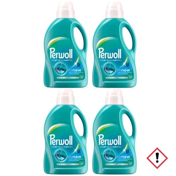 Perwoll Waschmittel Sport Outdoorkleidung flüssig 1350ml 4er Pack 