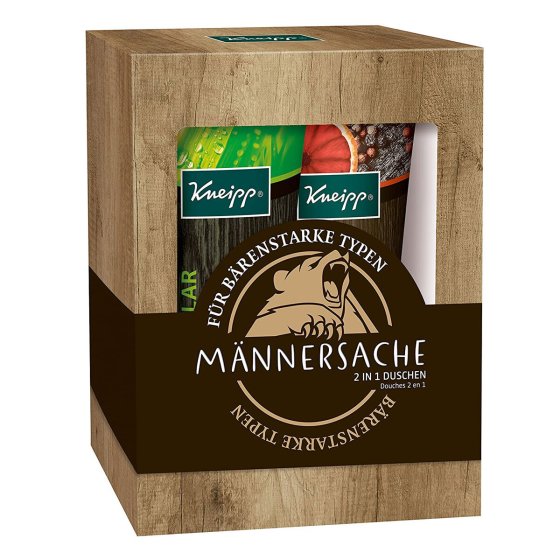 Kneipp Männersache Aroma Pflegedusche Set Geschenkepackung 400ml 