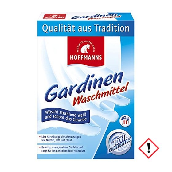Hoffmanns Gardinen Waschmittel mit Oxi Powerweiss 11 Waschladungen 