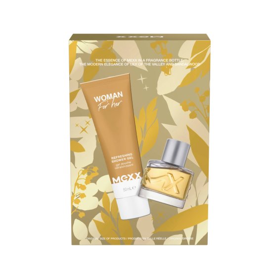 Mexx Geschenkpackung Women EDT 20ml und Showergel 50 ml Packung 