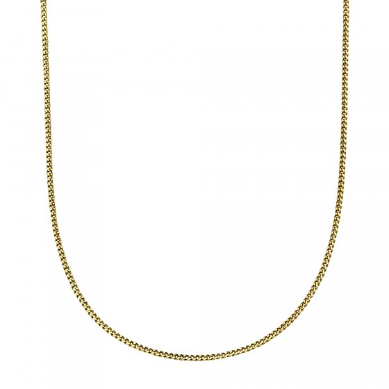Halskette Gold 333 Panzerkette mit einer Länge von 45/42cm 