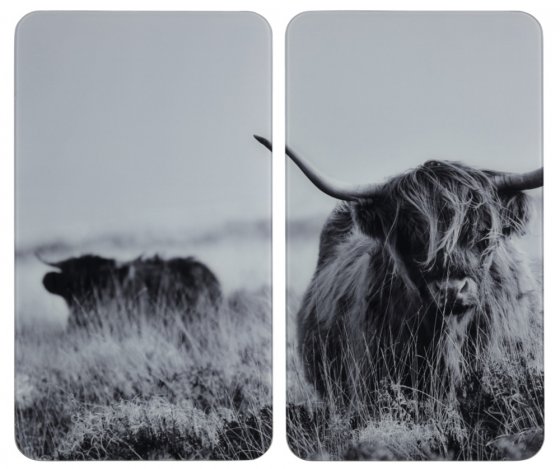 Herdabdeckplatte Universal Highland Mod. Cattle 2er Set, für alle Herdarten 