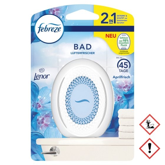 Febreze Bad Lufterfrischer Lenor Aprilfrisch 1 Stück, 7,5ml 