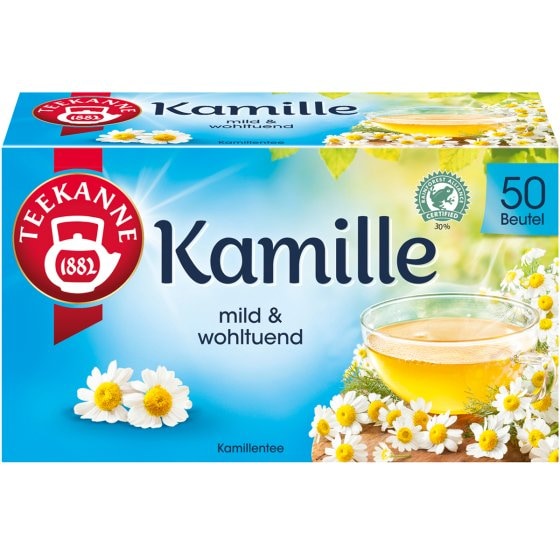 Teekanne Kamille aromatisch mild mit natürlichen Zutaten 75g 