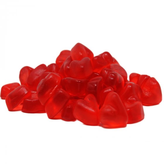 Fruchtgummi Kirschherzen mit fruchtig süßem Kirsch Geschmack 175g 