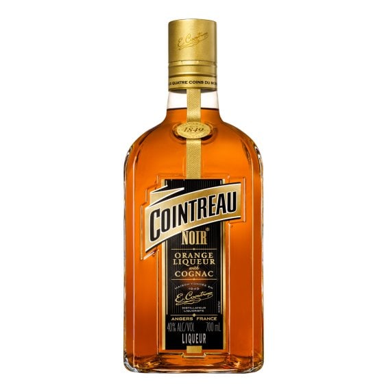 Cointreau Noir Orangen Fruchtlikör mit Cognac 40 Prozent Vol 700ml 