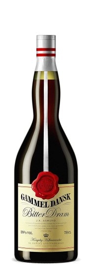 Gammel Dansk Bitter Dram Absinth Aromen von wilden roten Beeren 700 ml 