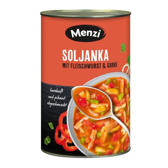 Menzi Soljanka mit Fleischwurst mit zahlreichen Einlagen 4200 g 