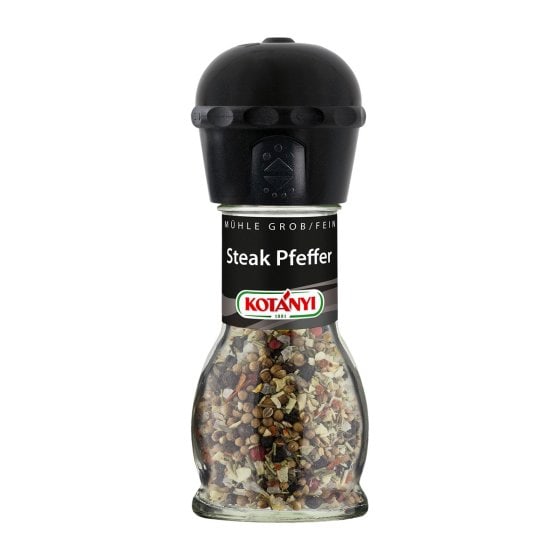 Kotanyi Steak Pfeffer in der Gewürzmühle kräftige Pfeffernote 45g 