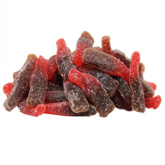 Fruchtgummi Kirsch Cola Flaschen süß gezuckerter im Geschmack 175g