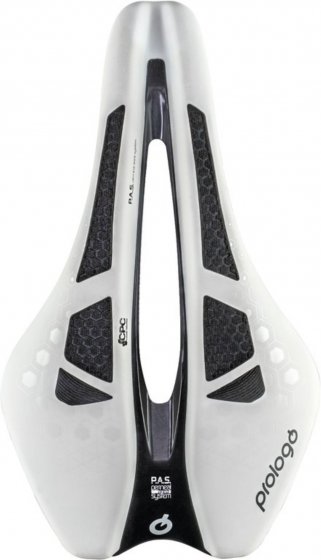 Sattel Dimension TRI 143 Nack Unisex weiß/silber 