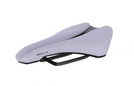 Sattel Dimension TRI 143 Tirox Unisex weiß/silber 