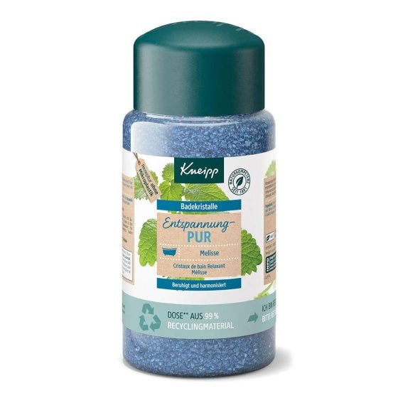 Kneipp Badekristalle leicht löslich Entspannung Pur mit Melisse 600g 