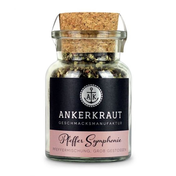 Ankerkraut Pfeffer Symphonie Pfeffer Mischung im Korkenglas 70g 