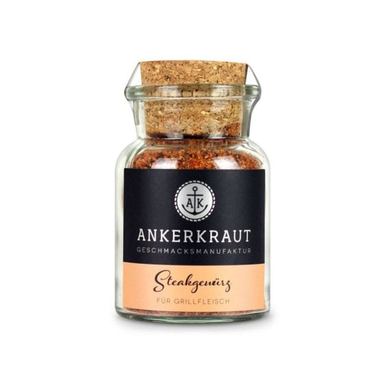 Ankerkraut Steak Gewürz pikante Gewürzmischung im Korkenglas 100g 