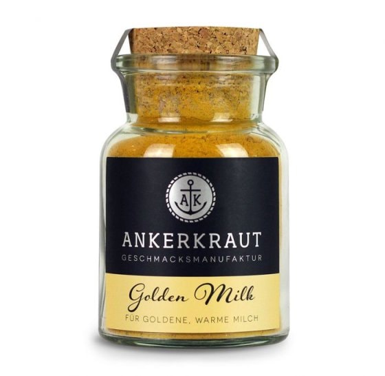 Ankerkraut Golden Milk Milch Gewürzmischung im Korkenglas 75g 