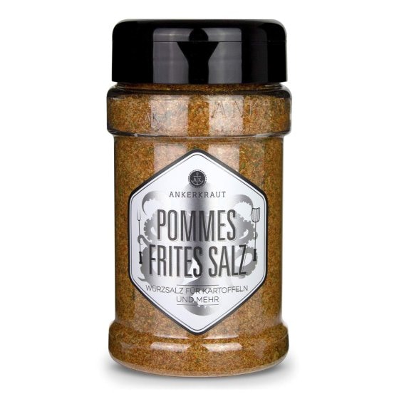 Ankerkraut Pommes Frites Salz Würzsalz für Kartoffeln und mehr 270g 