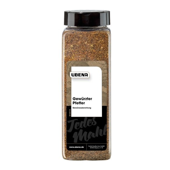 Ubena Gewürzter Pfeffer Gewürzzubereitung aromatische Note 500g 