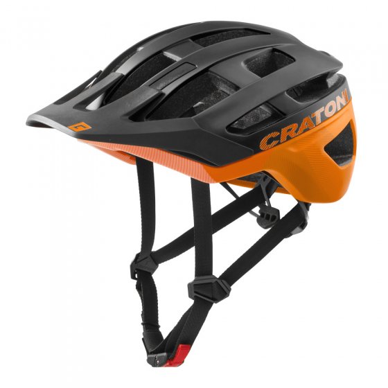 MTB - Fahrradhelm AllRace  schwarz/neonorange matt 