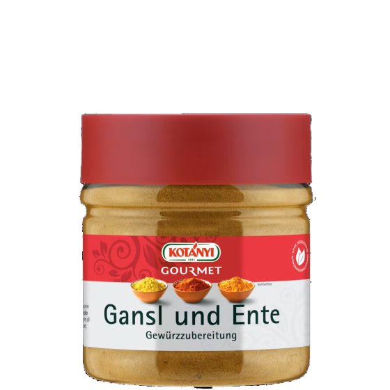 Kotanyi Gansl und Ente Gewürzzubereitung speziell für Geflügel 308g 