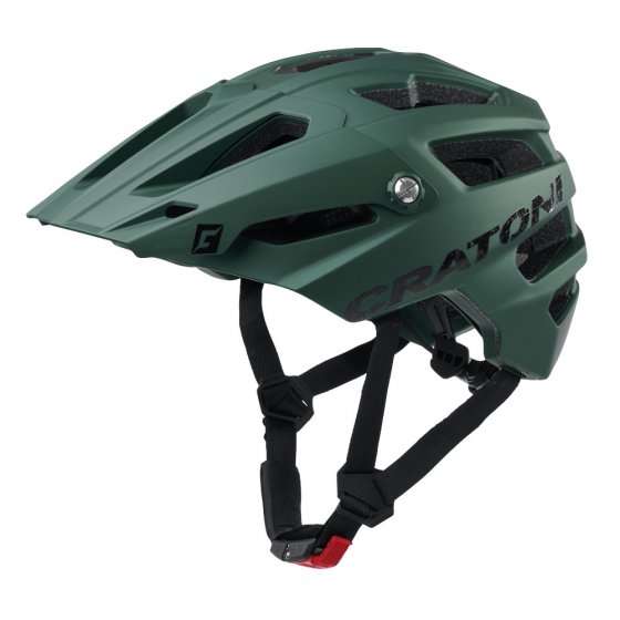 MTB - Fahrradhelm AllTrack grün metallic matt 