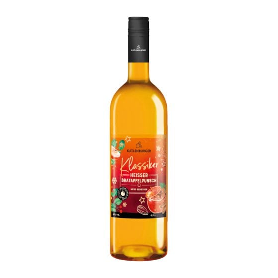 Katlenburger Heißer Bratapfelpunsch Fruchtweinpunsch Flasche 750ml 