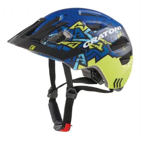 Fahrradhelm Maxster Pro Kid wild/blau matt 