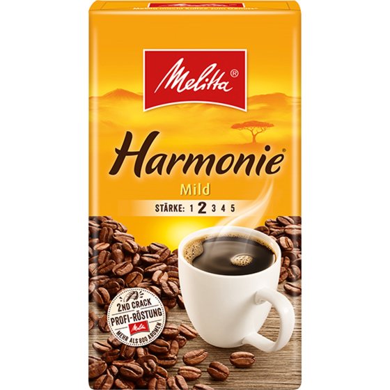Melitta Harmonie Mild naturmilde sanfte Röstung mildes Aroma 500g 