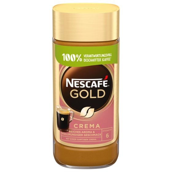 Nescafe Gold Crema löslicher Kaffee circa 100 Portionen 200g 