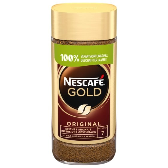 Nescafe Gold das Original löslicher Kaffee Arabica Röstkaffee 200g 