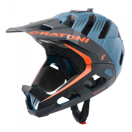 MTB-Fahrradhelm Madroc Pro petrol matt 