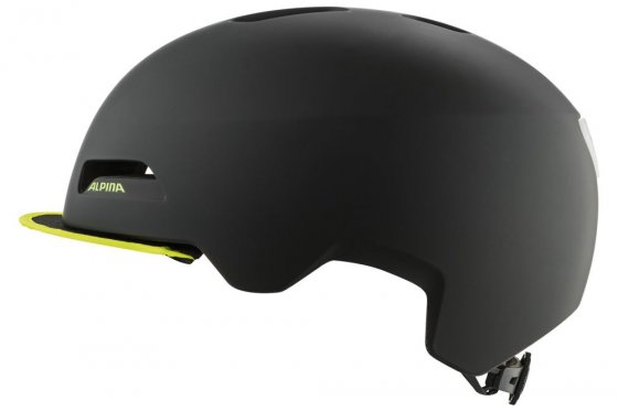 City-Helm Brooklyn schwarz/neongelb matt 