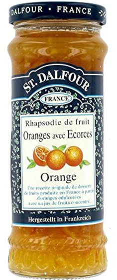 St. Dalfour Fruchtaufstrich Orange Brotaufstrich Konfitüre 280g 