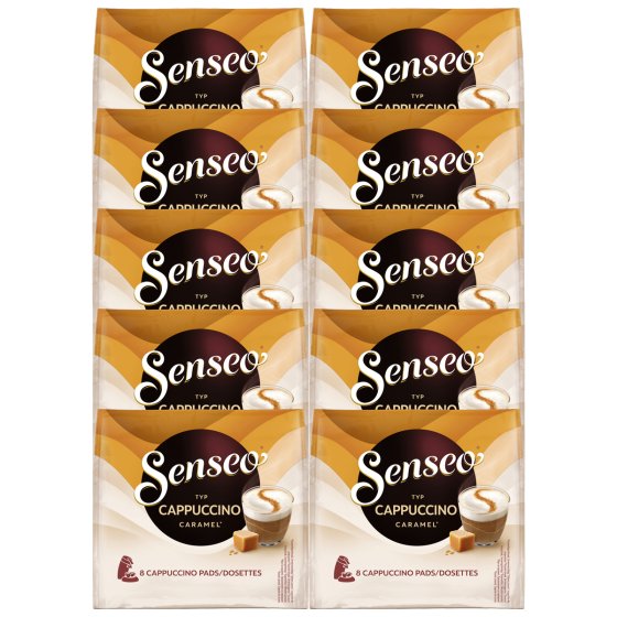 Jacobs Douwe Egberts Senseo Typ Cappuccino Caramel 92g 10er Pack 
