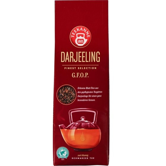 Teekanne Darjeeling Finest Selection Schwarztee Loser Tee 250g 