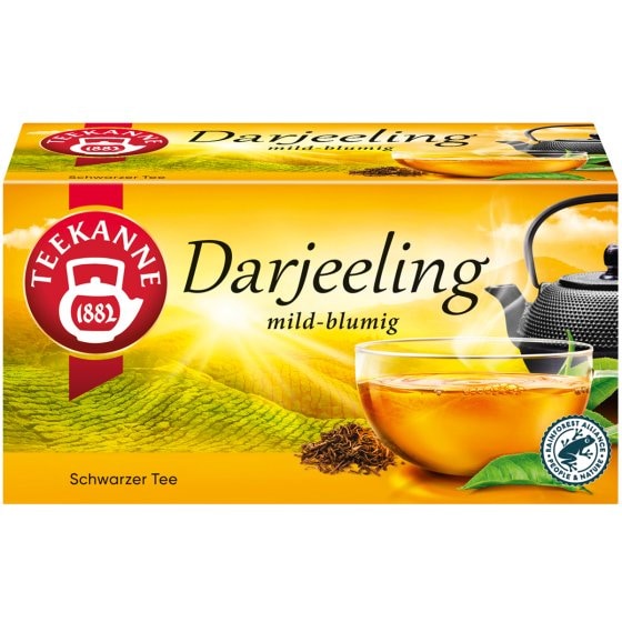 Teekanne Origins Darjeeling feinster Schwarztee mild blumig 35g 
