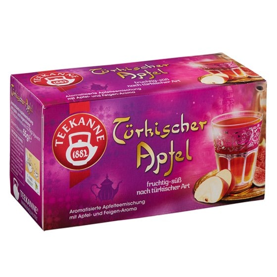 Teekanne Türkischer Apfel aromatisierender Apfel Feigengeschmack 55g 