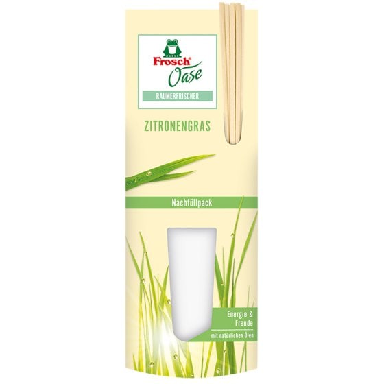 Frosch Oase Lufterfrischer Zitronengras Nachfüllpack 90ml 2er Pack 