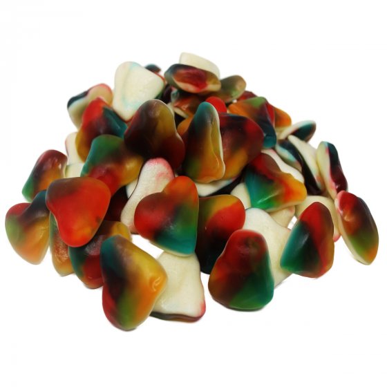 Fruchtgummi Gelee Herzen Color fruchtig fluffig weich halal 300g
