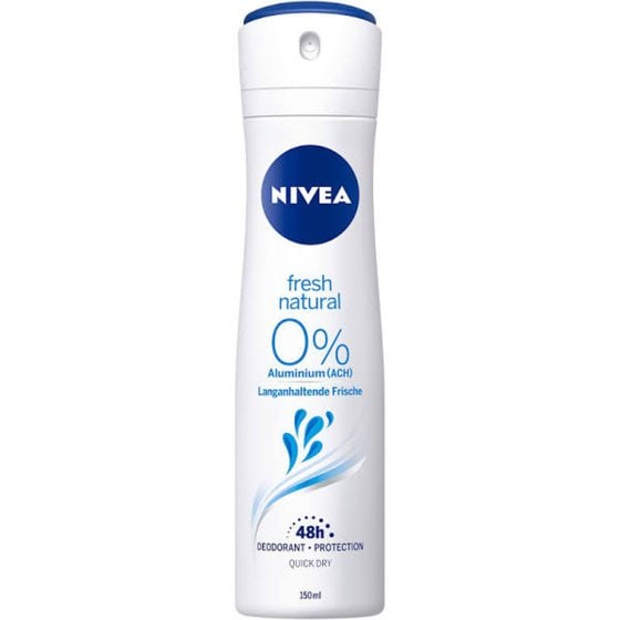 Nivea Deo Fresh Natural Spray ohne Aluminium 150ml 6er Packung 