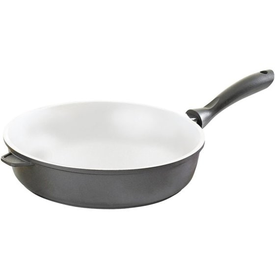 Krüger Aluguss Schmorpfanne aus Serie Oslo Keramik beschichtet 28cm 