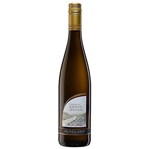 Moselland feiner Riesling Trocken Spätlese Weißein 750ml 6er Pack 