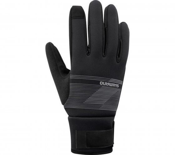 Fahrrad-Handschuhe WINDBREAK Thermal, Metallic Gray 
