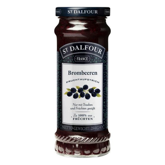 St. Dalfour Fruchtaufstrich Brombeeren Brotaufstrich Konfitüre 284g 
