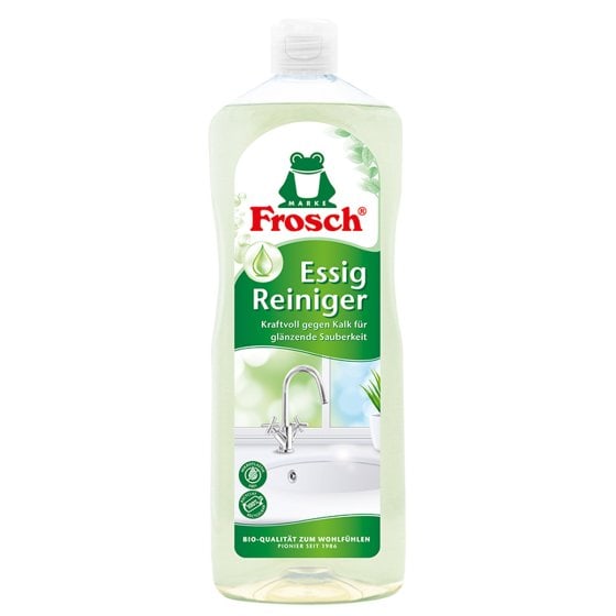 Frosch Kalklösekraft Essig Reiniger Naturwirkstoff 1000ml 12er Pack 
